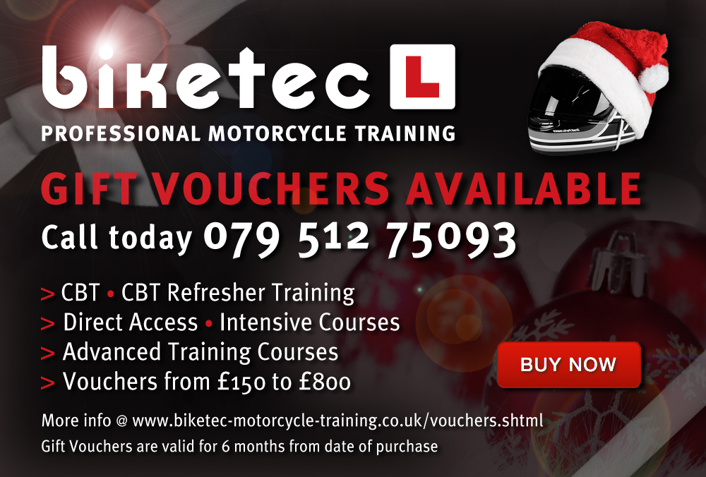 Motorcycle Training Gift Vouchers